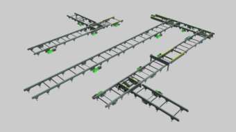 Linea catenarie magazzino automatico