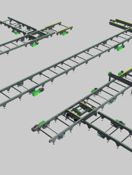 Linea catenarie magazzino automatico